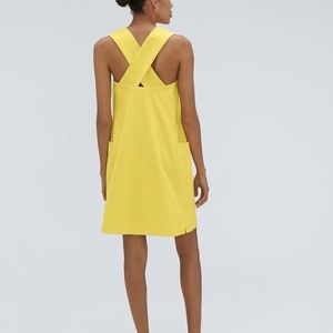 Everlane Cross Back Apron Mini Dress